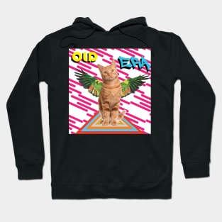 Cat Winged Old Era - Zine Culture Hoodie